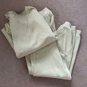 Lululemon Perfectly Oversized Crew and Scuba High Rise Jogger Set